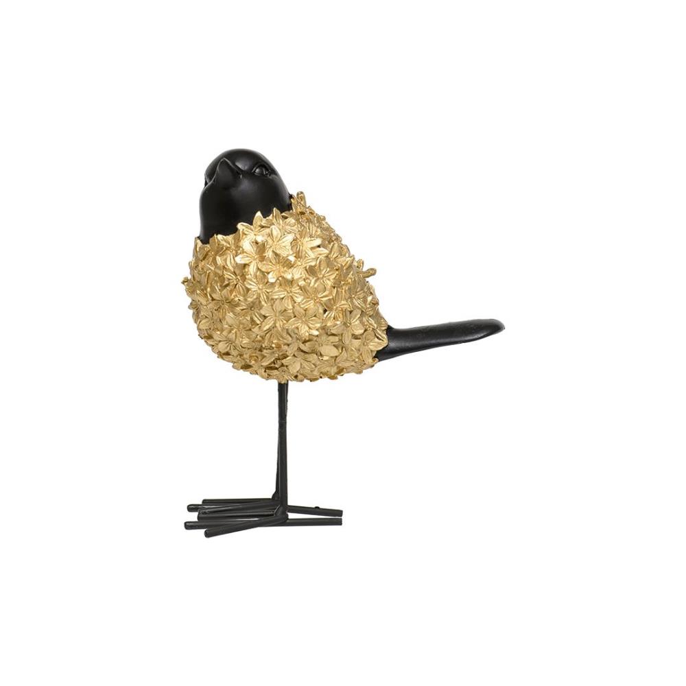 Птица декоративная, Д122 Ш70 В135, золотой, черный